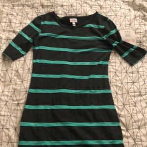 Teal and gray Julia dress